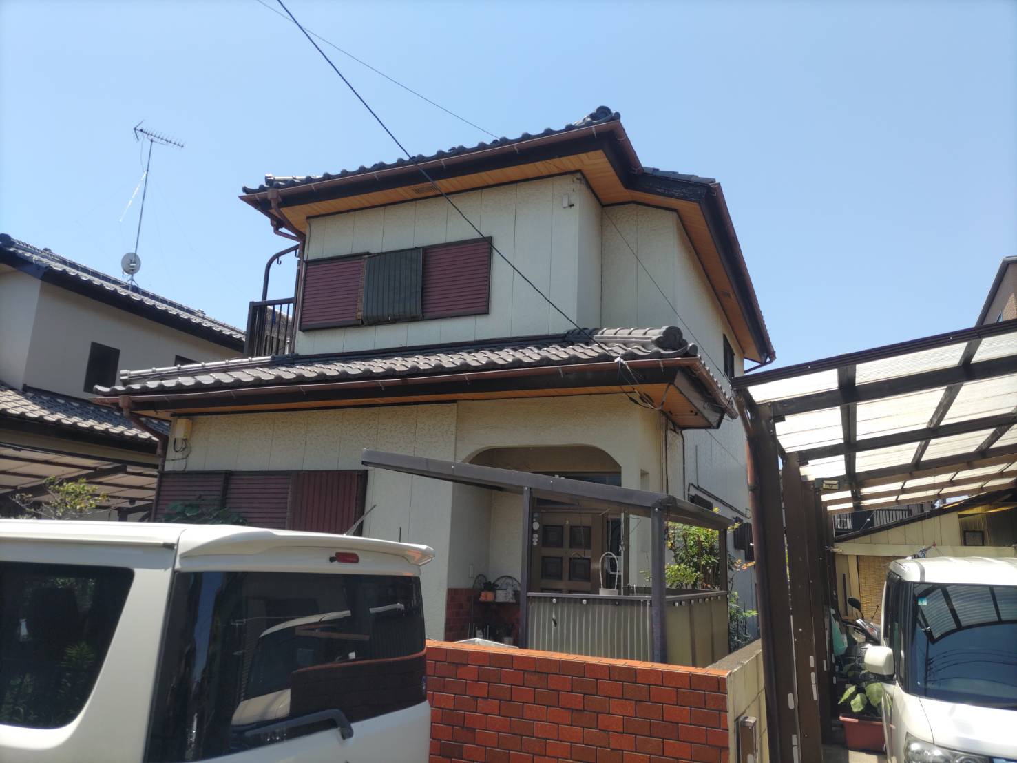 袖ケ浦市 外壁塗装 Before写真1